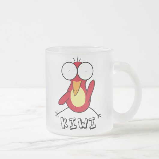 Red Kiwi Frosted Mok (Rechts)