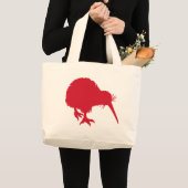 Red Kiwi Grote Tote Bag (Voorkant (product))