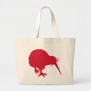 Red Kiwi Grote Tote Bag