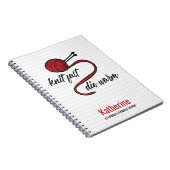 Red Knit Fast, Die Warm Notitieboek (Rechterzijde)