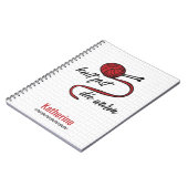 Red Knit Fast, Die Warm Notitieboek (Linkerzijde)