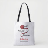 Red Knit Fast, Die Warm Tote Bag (Voorkant)