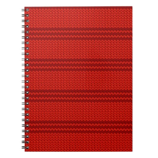 Red Knit Notitieboek (Voorkant)