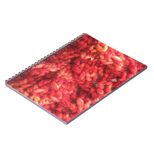 Red Knitting-laptop Notitieboek (Linkerzijde)