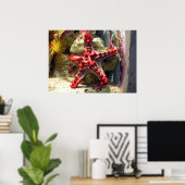 Red Knobbed Starfish - Ongelooflijk heet Poster (Thuiskantoor)