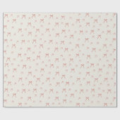 Red Knot Christmas wrapping Cadeaupapier (Vlak)