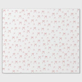 Red Knot Christmas wrapping Cadeaupapier (Vlak)