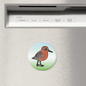 Red Knot Magneet (Insitu (Vaatwasser))