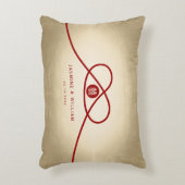 Red Knot Union Double Happiness Chinese Wedding Decoratief Kussen (Voorkant(Verticaal))