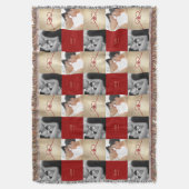 Red Knot Union Double Happiness Chinese Wedding Deken (Voorkant Verticaal)