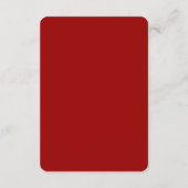 Red Knot Union Double Happiness Chinese Wedding Informatiekaartje (Achterkant)