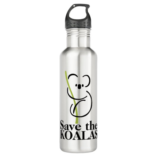 Red Koala's Waterflesjes Waterfles (Voorkant)