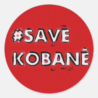 Red Kobani Ronde Sticker