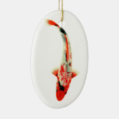 Red Koi 2010 Keramisch Ornament (Rechts)