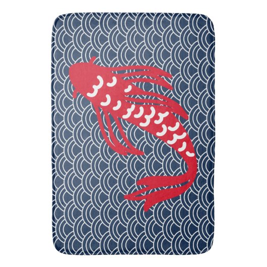 Red Koi Fish Badmat (Voorkant Verticaal)