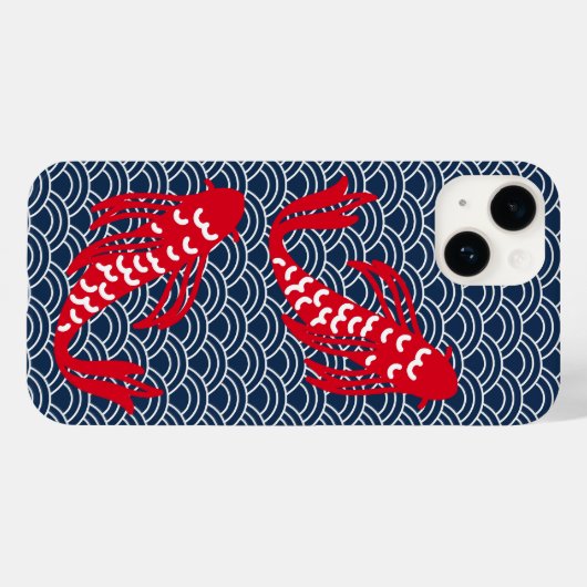 Red Koi Fish Case-Mate iPhone Case (Achterkant (horizontaal))