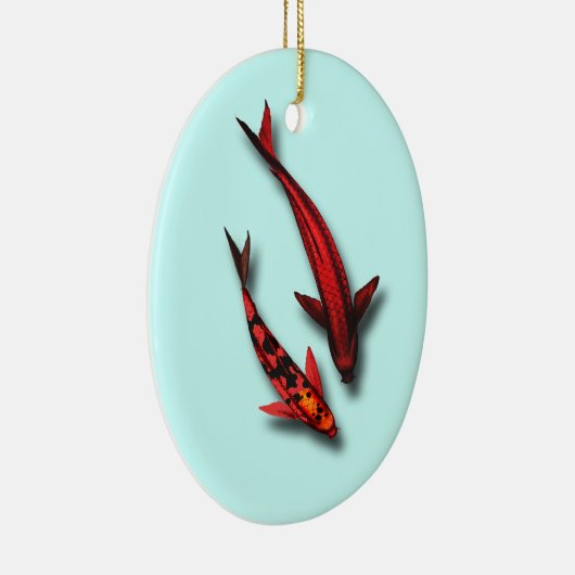 Red Koi Fish Ornament (Rechts)
