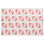 Red Koi Fish Stof (Fat Quarter)