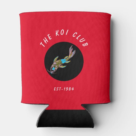 Red Koi geïsoleerde Koelbox Blikjeskoeler (Achterkant)