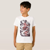 Red Koi Tattoo Design T-shirt (Voorkant volledig)