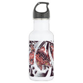 Red Koi Tattoo Design Waterfles (Voorkant)