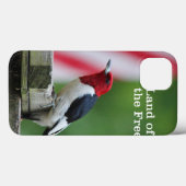 Red-kopige Woodpecker Case-Mate iPhone Case (Achterkant (horizontaal))