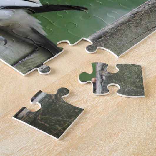 Red-kopige Woodpecker Legpuzzel (Zijkant)