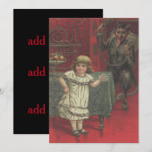 Red Krampus Girl Dining Room Switch (Voorkant / Achterkant)