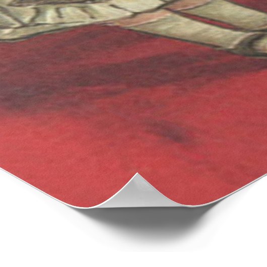 Red Krampus Girl Dining Room Switch Poster (Hoek)