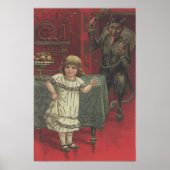 Red Krampus Girl Dining Room Switch Poster (Voorkant)