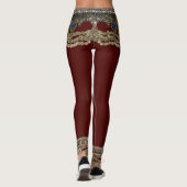 Red Kuchi Tribal Leggings (Achterkant)