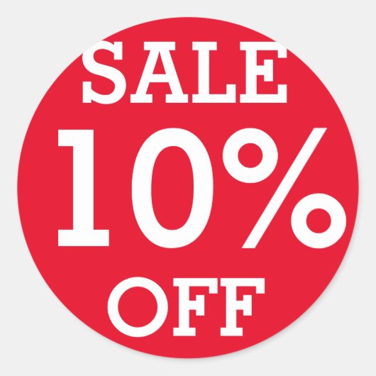 Red label SALE 10% OFF Winkel (Voorkant)