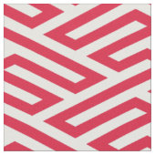 Red Labyrinth Maze Geometric Stof (Close Up)