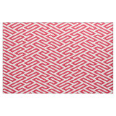 Red Labyrinth Maze Geometric Stof (Fat Quarter)