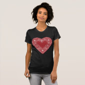Red Lace Heart T-shirt (Voorkant volledig)