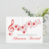 Red Lace-kerstoverweging Kaart (Staand voorkant)