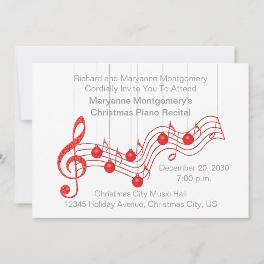 Red Lace-kerstoverweging Kaart (Achterkant)