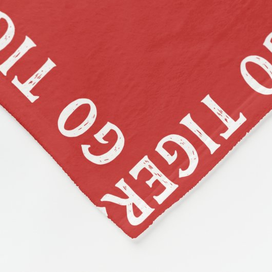 Red Lacrosse Mijn hart Fleece Deken (Hoek)