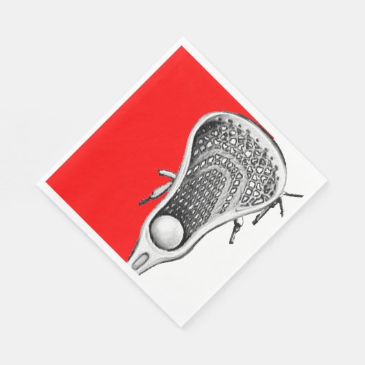 Red Lacrosse Sports Servet (Hoek)