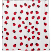 Red Lady Bug Douchegordijn (Voorkant)