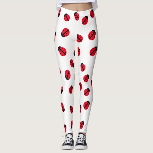 Red Lady Bug Leggings (Voorkant)