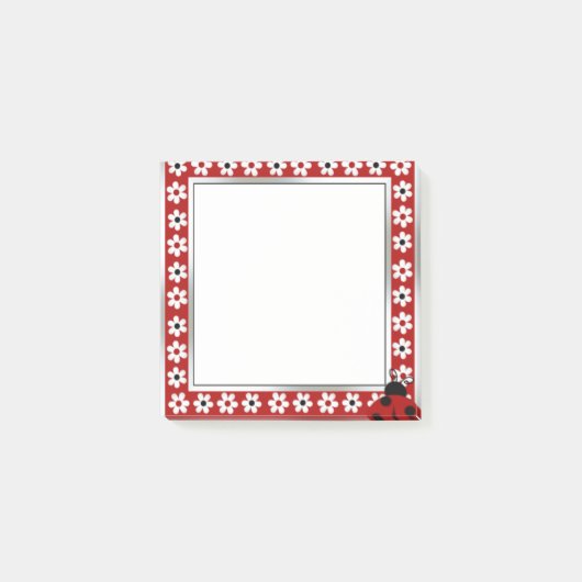 Red Lady Bug Post-it® notes (Voorkant)