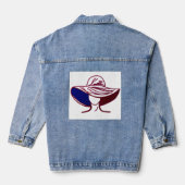 Red Lady Denim Jacket (Achterkant)
