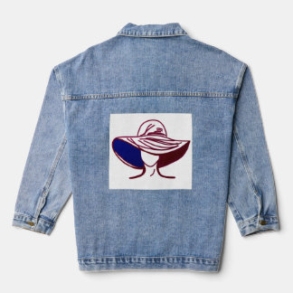 Red Lady Denim Jacket