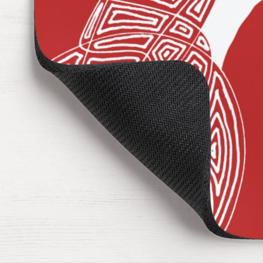 Red Lady Mousepad Muismat (Hoek)