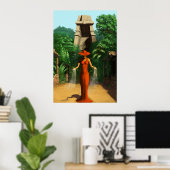 Red Lady Poster (Thuiskantoor)