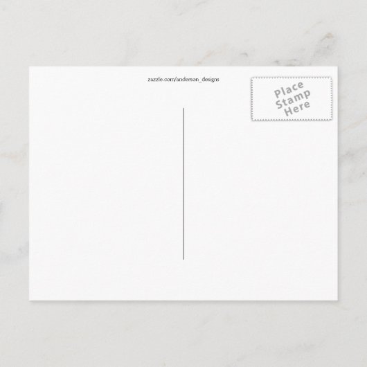 Red Ladybug Beetle Briefkaart (Achterkant)