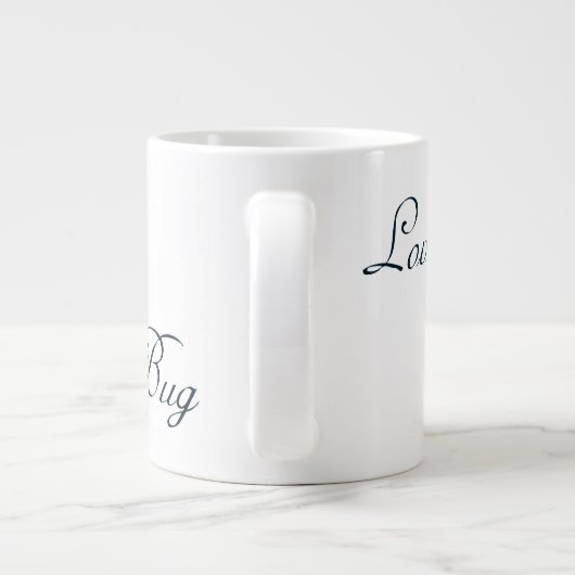 Red Ladybug Grote Koffiekop (Achterkant)