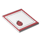 Red Ladybug-Notitieblok Notitieblok (Schuin)