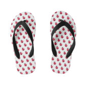 Red Ladybug Pattern Kinder Teenslippers (Voetbed)